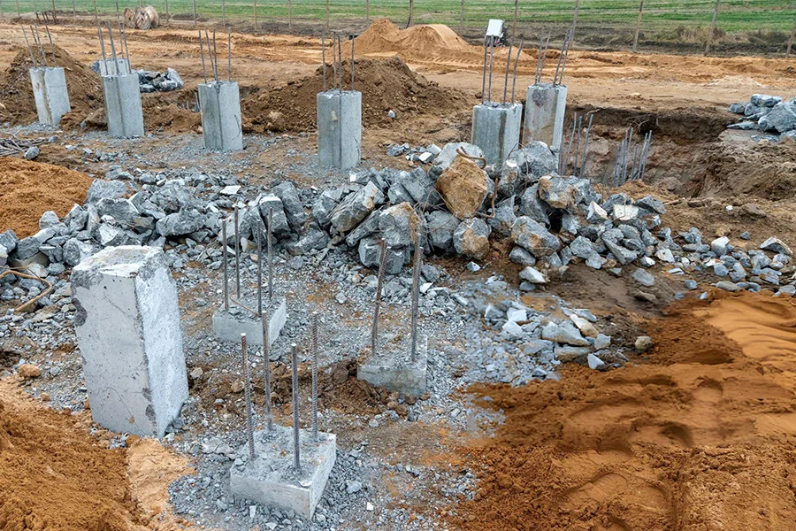 Pre Construction Pier Installation Shelbyville, TN